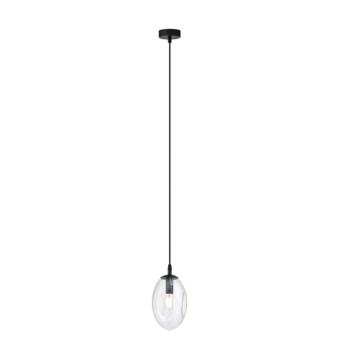 Astral lampa wisząca 1-punktowa czarna/transparentna 1265/1