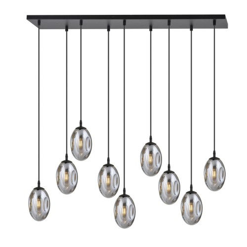 Astral lampa wisząca 9-punktowa czarna/grafitowa 1266/9