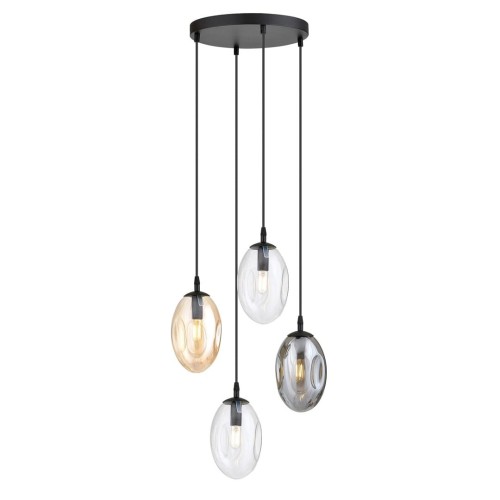 Astral lampa wisząca 4-punktowa czarna/multikolor 1268/4PREM