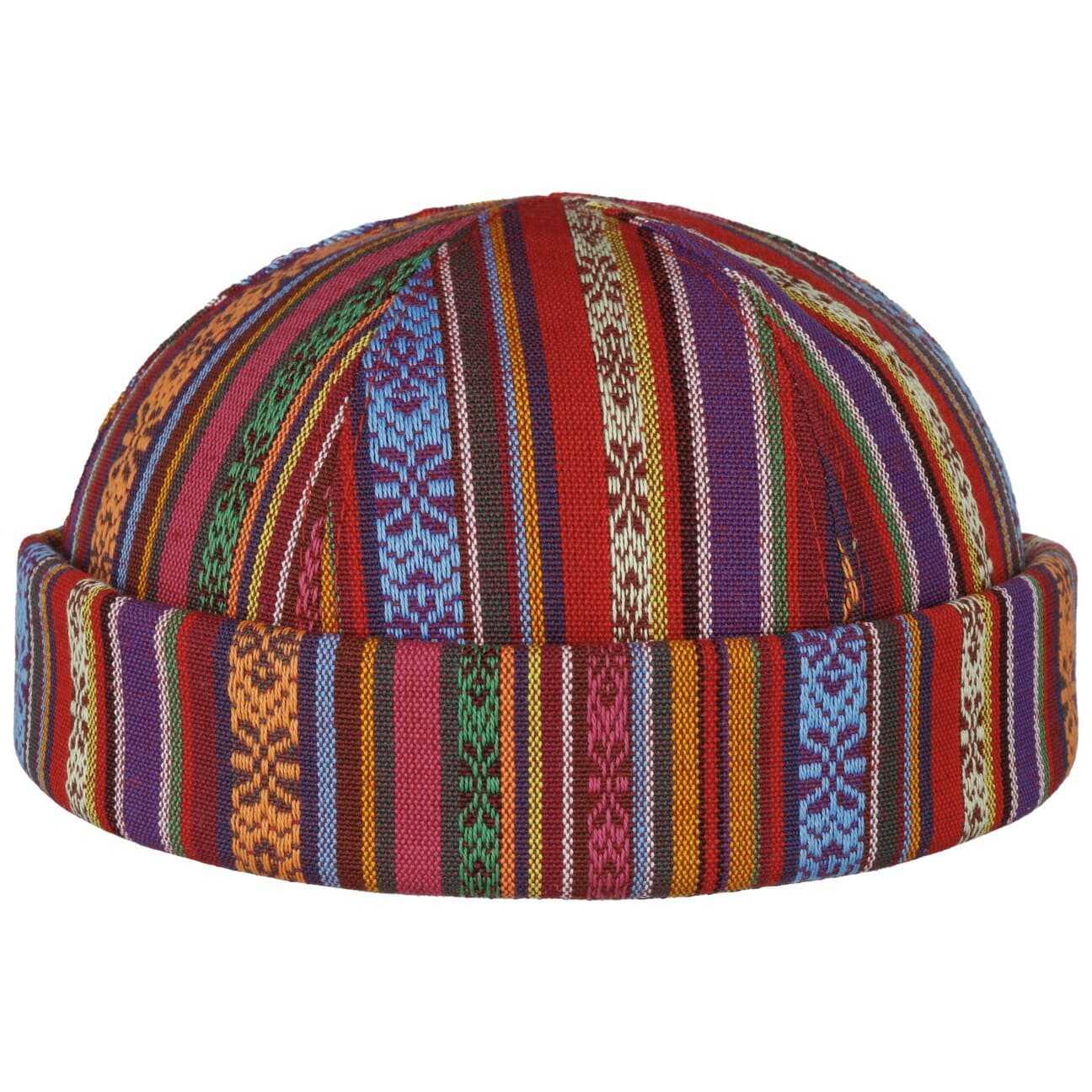 Czapka Dokerka Fresh Stripes by Lierys, czerwony, S (54-55 cm)