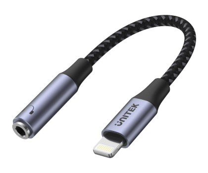 Unitek Adapter Lightning - mini Jack 3.5mm