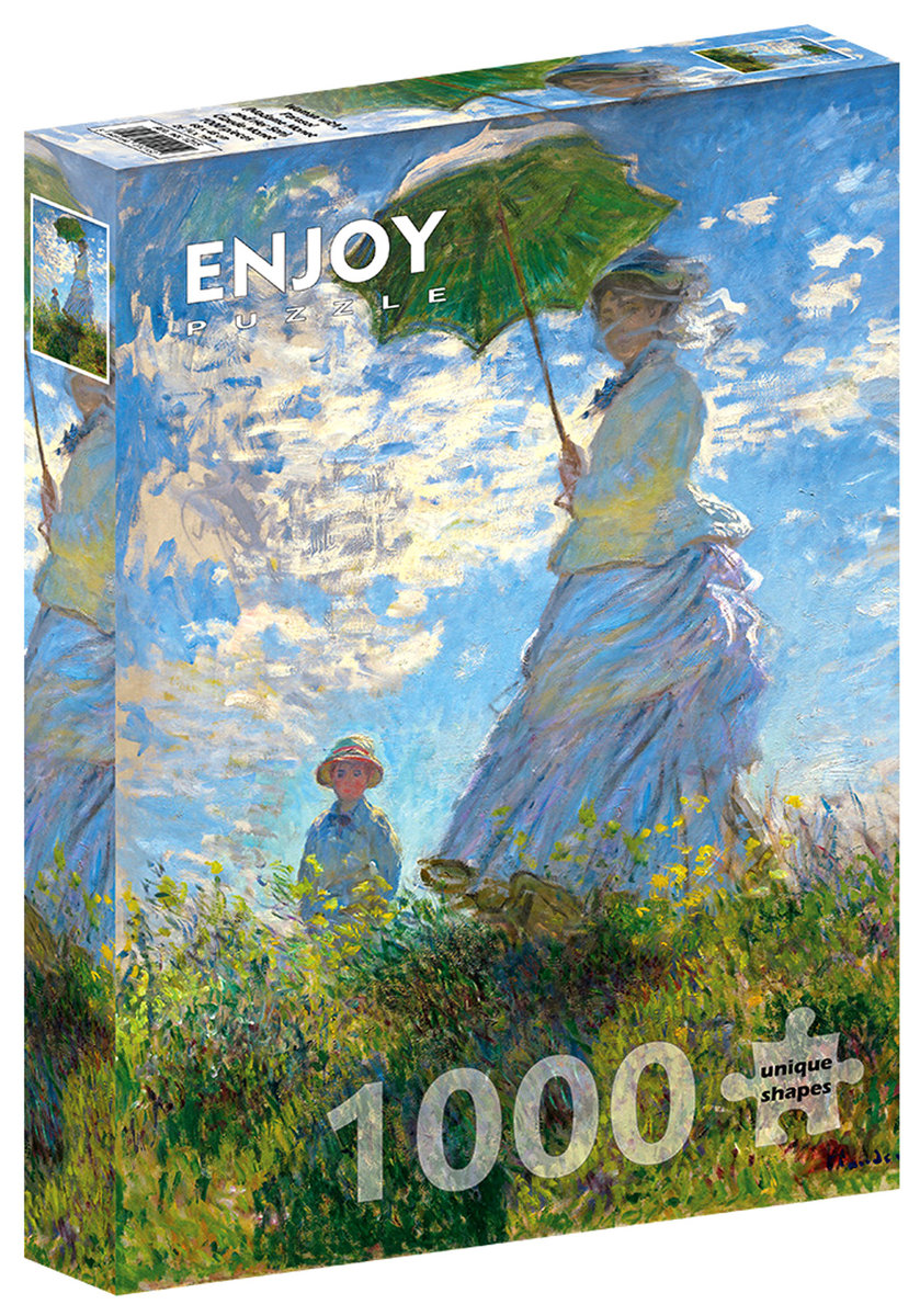 Puzzle, Kobieta z parasolem, Claude Monet, 1000 el.