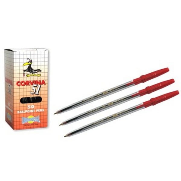 Długopis 1,0mm CORVINA 51 czerwony 1szt. /160-1403/
