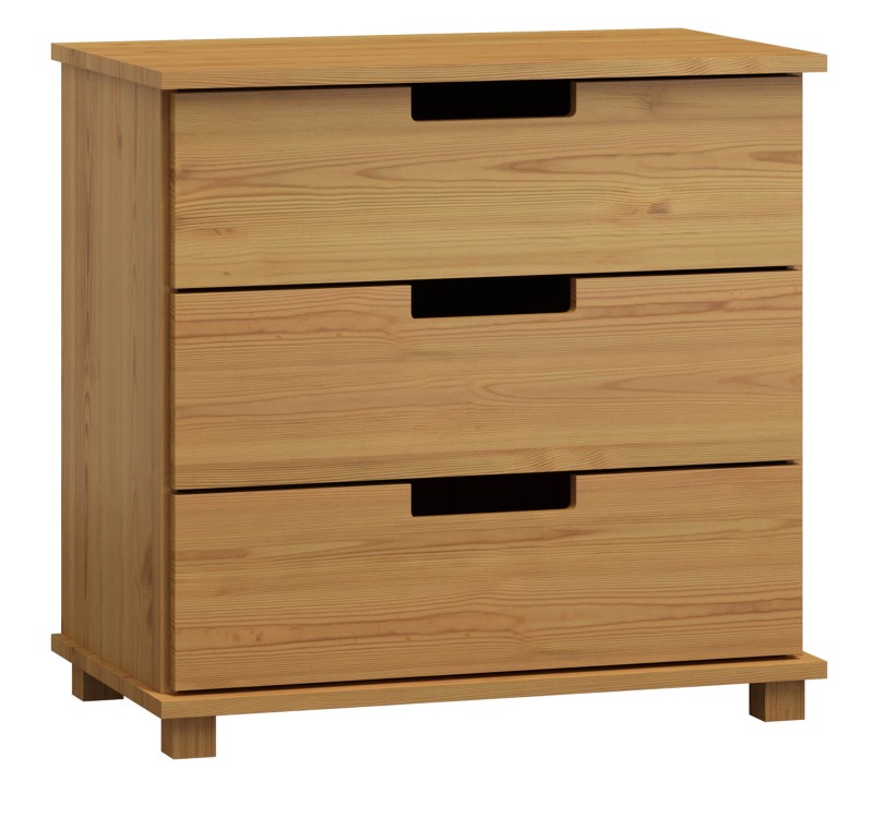 Komoda sosnowa drewniana nr2 Modern 100x80x42 olcha