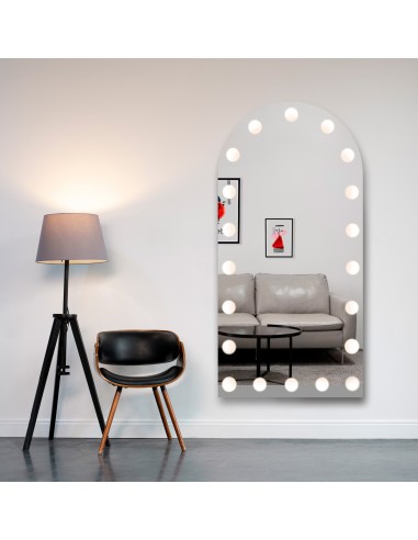 Lustro półowalne z podświetleniem - OSLO LED, Wymiar: 50x110