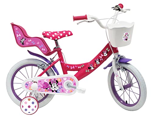 'ATLAS Rower dziecięcy 14'''' Minnie/Disney, różowy'