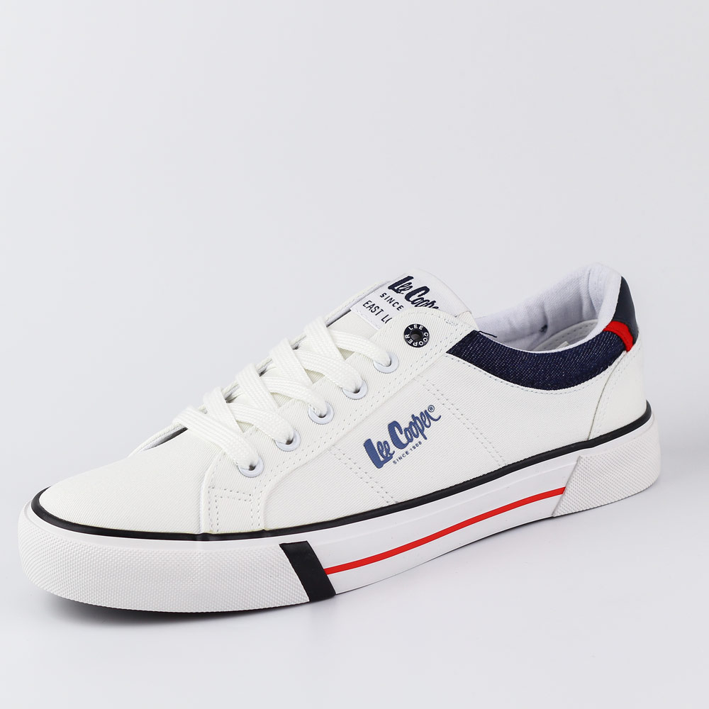 Białe tenisówki męskie LEE COOPER 1835M - Lee Cooper