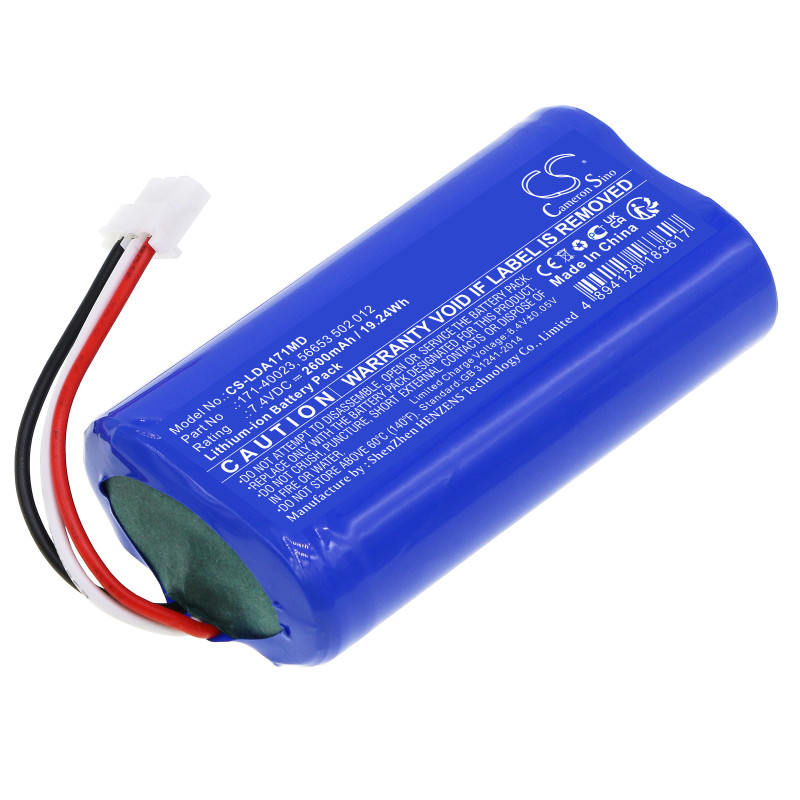 Laerdal Resusci Anne QCPR / 171-40023 2600mAh 19.24Wh Li-Ion 7.4V (Cameron Sino)