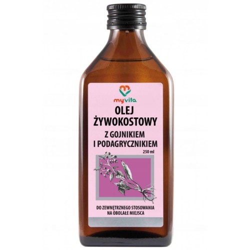 PRONESS MyVita olej żywokostowy z gojnikiem i podagrycznikiem 250 ml