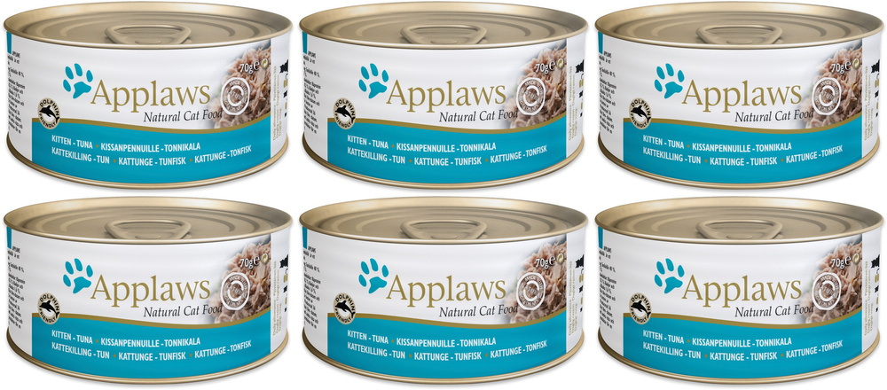 Applaws Cat Kitten Tuńczyk dla kociąt 6x70g PUSZKA