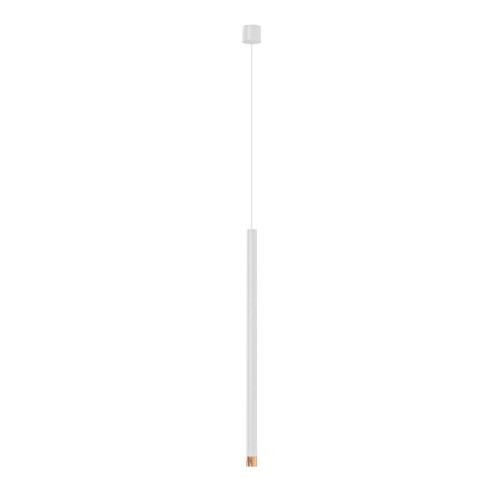 Q I Bianco/Rose Gold 60 lampa wisząca 1-punktowa biała/różowe złoto OR85204