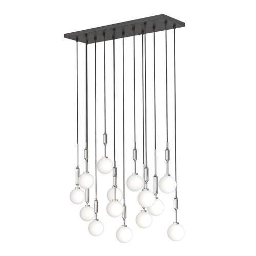 Ero XIV Cromo lampa wisząca 14-punktowa OR85471