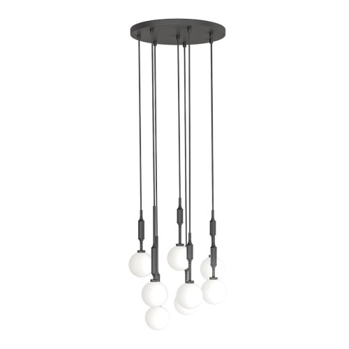 Ero VIII Nero lampa wisząca 8-punktowa OR85341