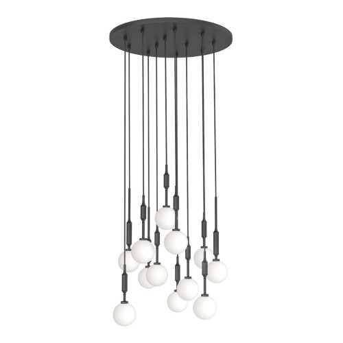 Ero XII Nero lampa wisząca 12-punktowa OR85402