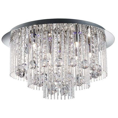 Searchlight Lampa sufitowa Beatrix Kristall z pilotem