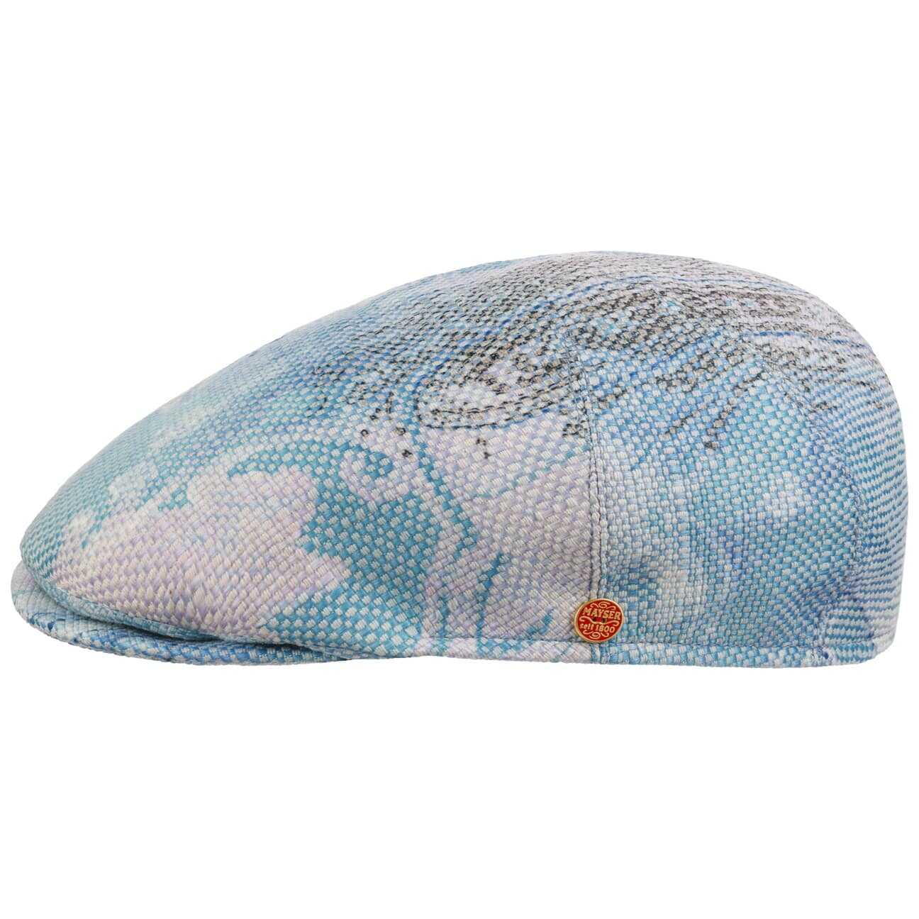 Kaszkiet Sidney Malibu Melange by Mayser, jasnoniebieski, 57 cm