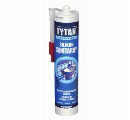 Silikon sanitarny TYTAN EUROLINE biały 280 ml