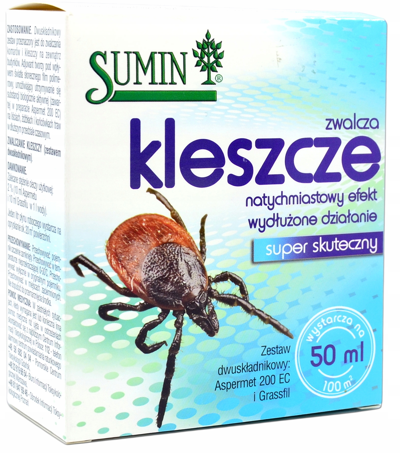 Sumin ZWALCZA KLESZCZE NATYCHMIASTOWY EFEKT 50ML