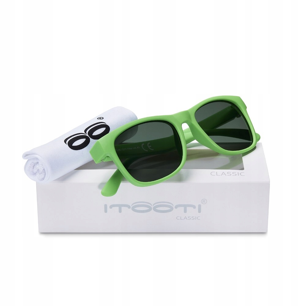 Okulary przeciwsłoneczne dla dzieci Itooti Classic L (7 lat +) zielone