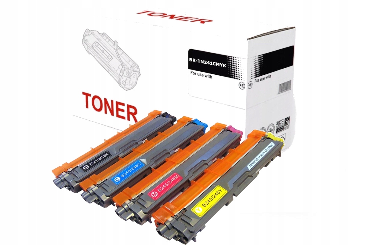 4x Toner do Brother TN241 DCP-9015CDW DCP-9020CDW
