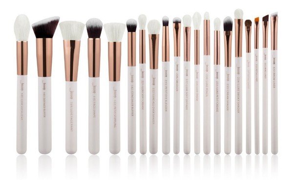 JESSUP JESSUP Zestaw 20 Pędzli T225 White/Rose Gold