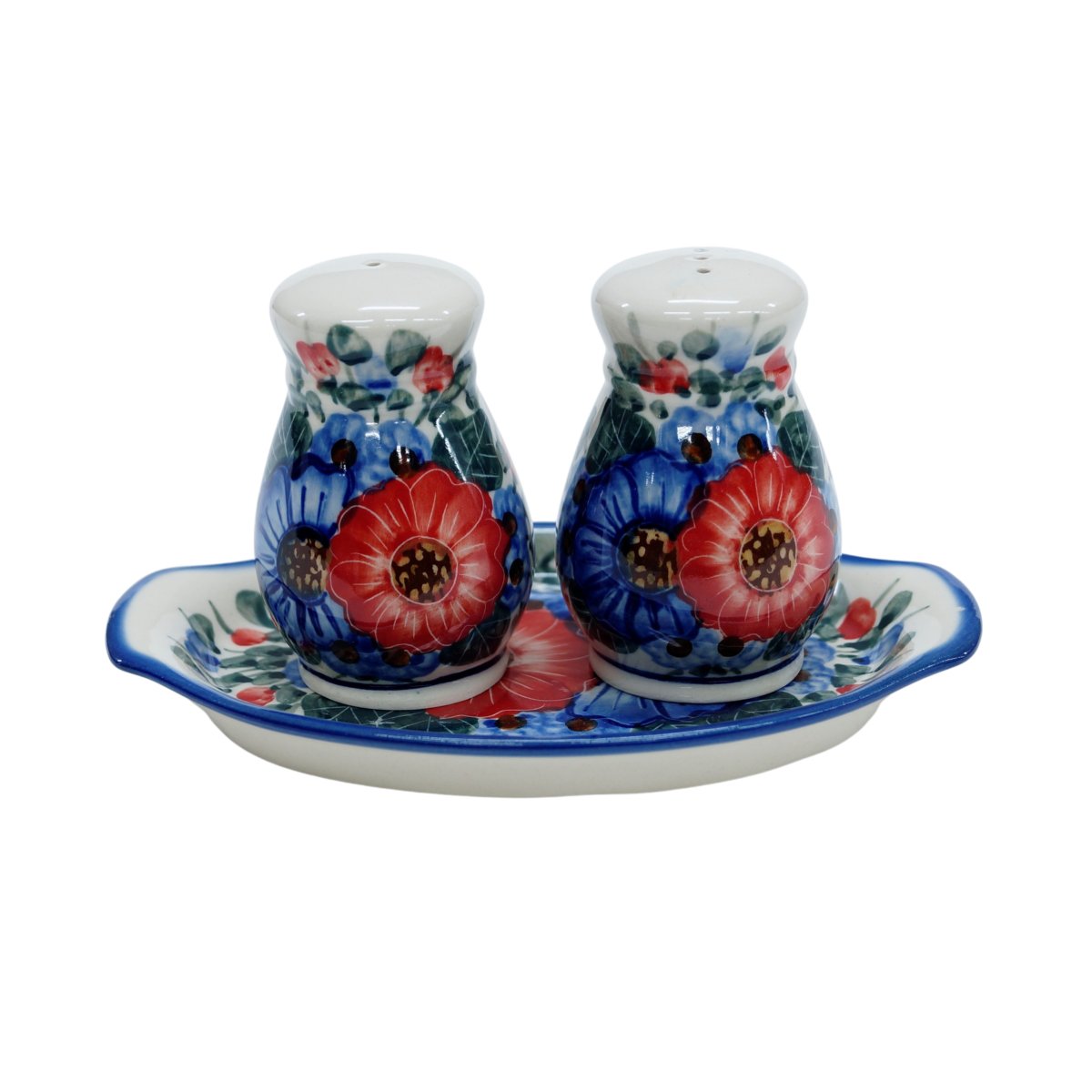 Ceramiczny zestaw solniczka Ceramika Bolesławiec