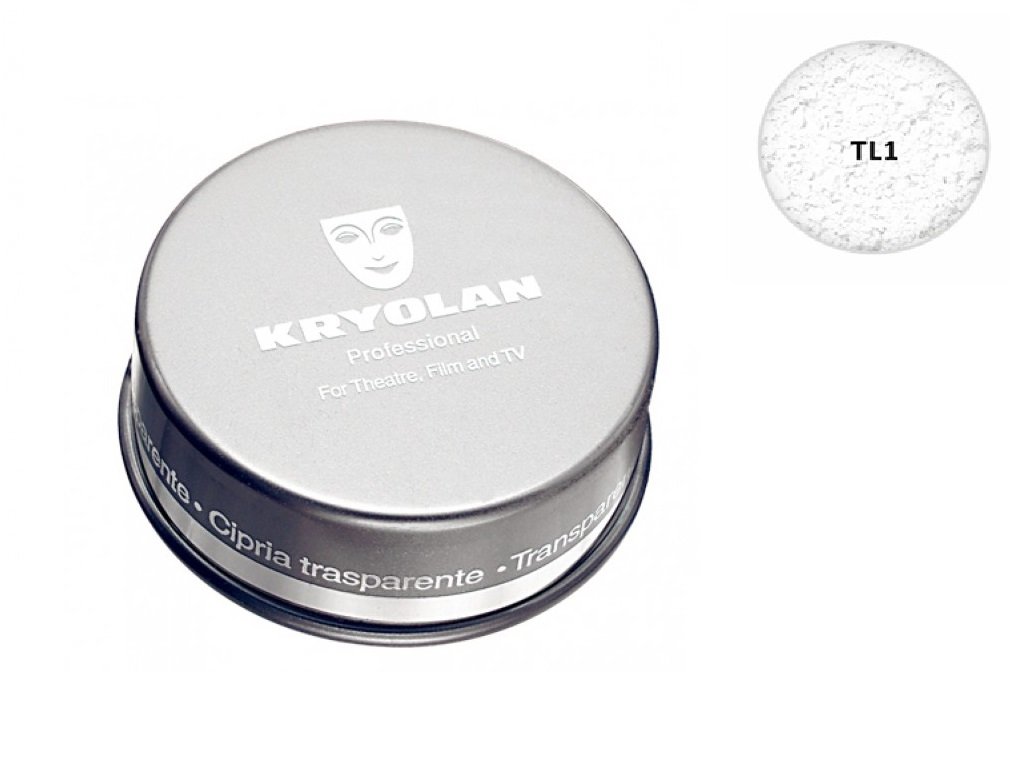 KRYOLAN Translucent Powder, transparentny puder do twarzy 01, 60 g