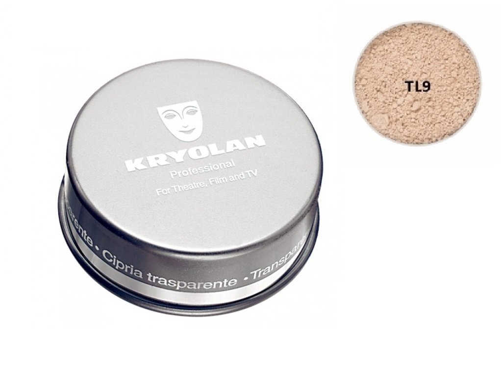 KRYOLAN Translucent Powder, transparentny puder do twarzy 09, 60 g