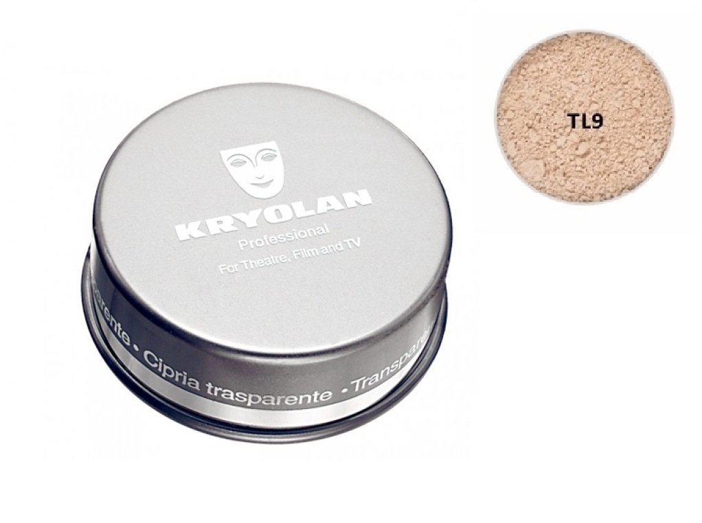 KRYOLAN Translucent Powder, transparentny puder do twarzy 09, 20 g