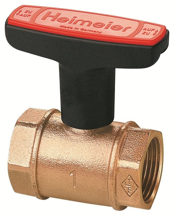 Zawór kulowy Globo H DN40 brąz/gwint wewn.