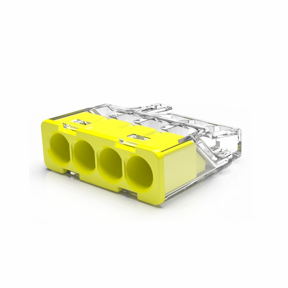 Szybkozłączka mini PC-214S do przewodu typu drut, 0,2-2,5mm2 opk=100szt