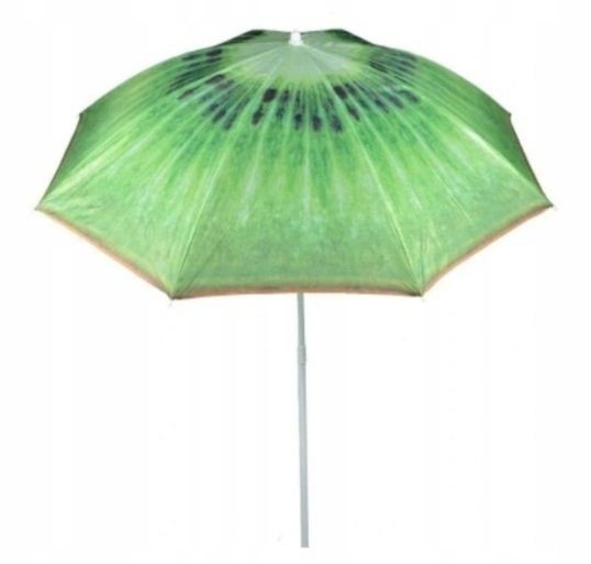 Parasol ogrodowy plażowy POLY 180cm wzór kiwi
