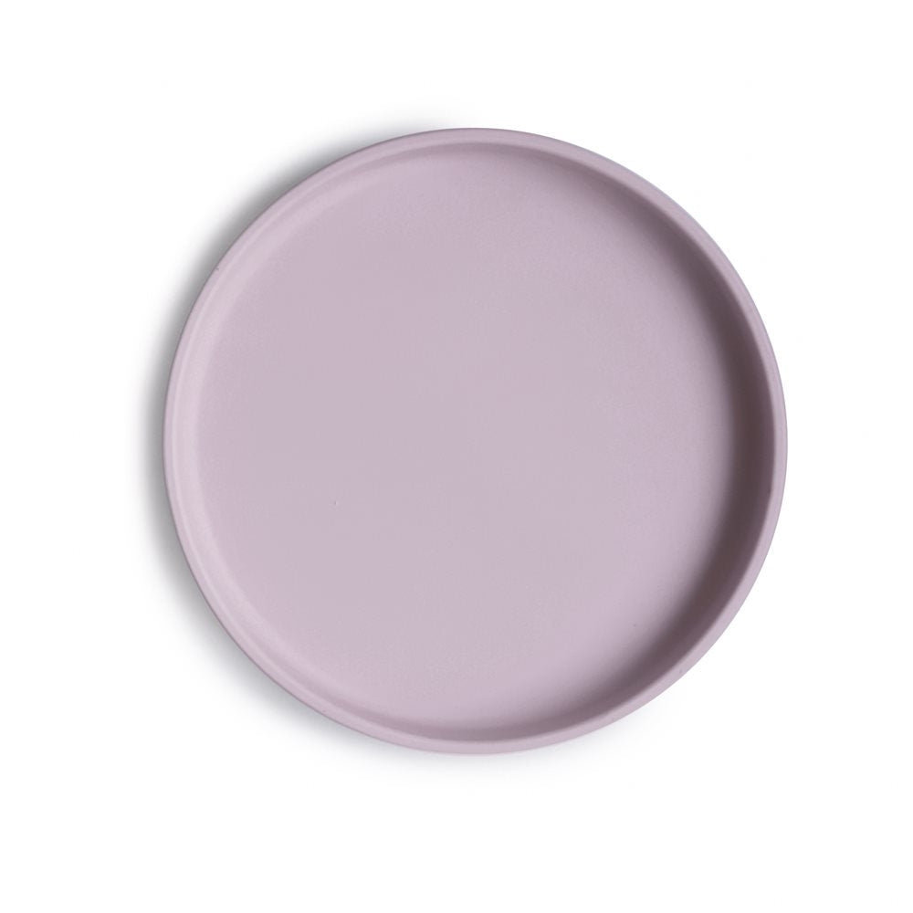 Mushie Silikonowy Talerzyk z Przyssawką Classic Soft Lilac