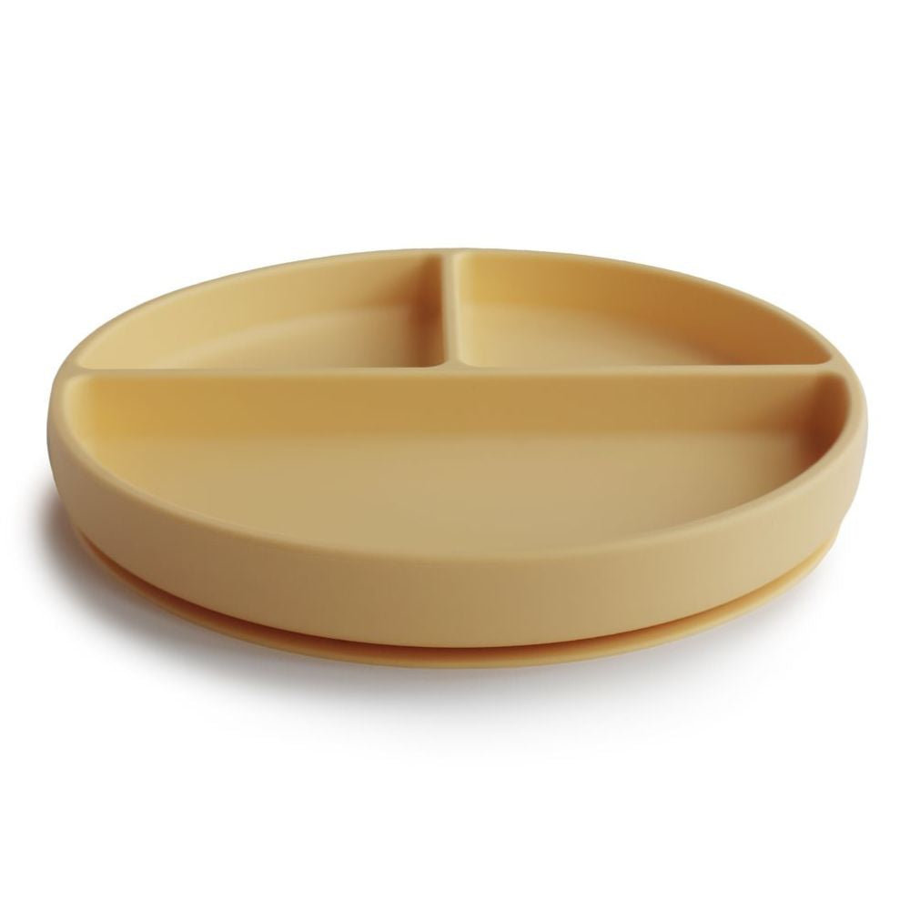 Mushie Talerzyk silikonowy Pale Daffodil