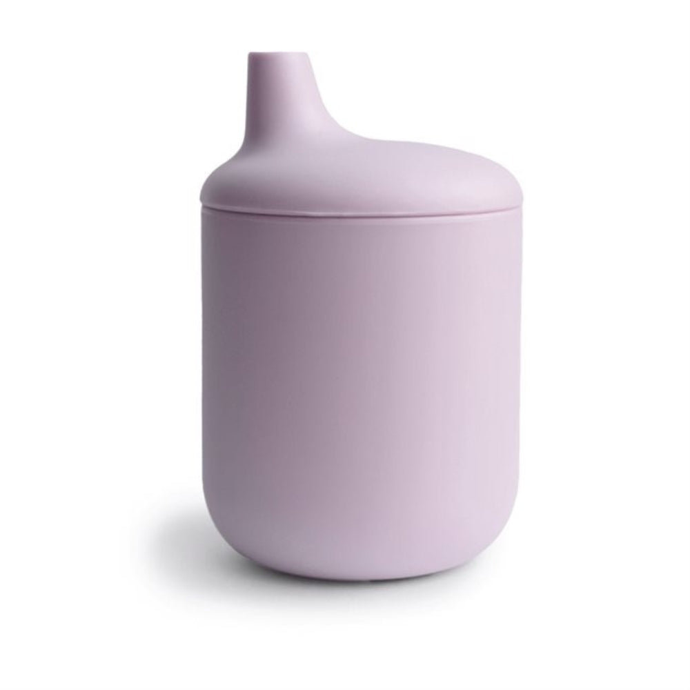 Mushie Silikonowy Kubek niekapek Sippy Cup soft lilac