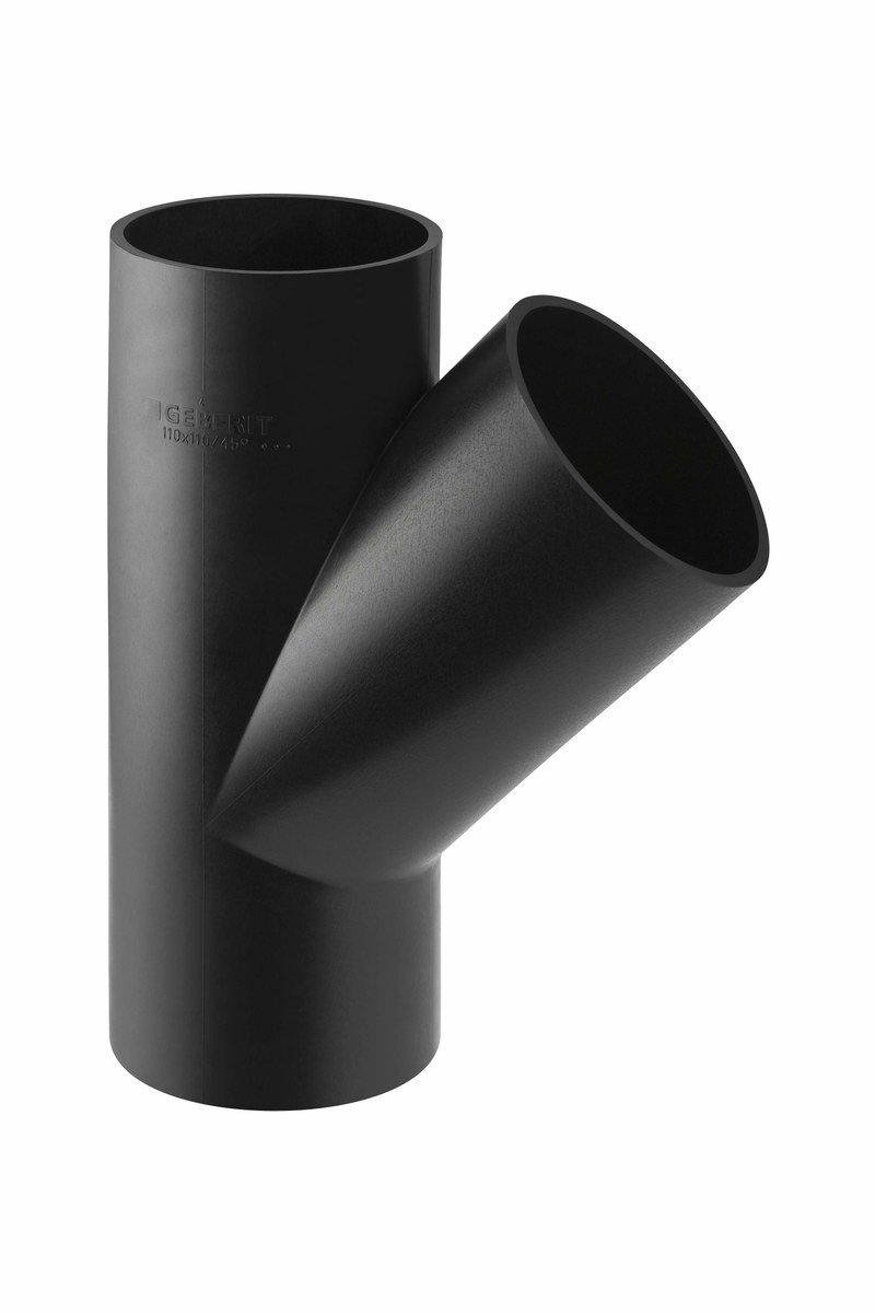 Trójnik PE skośny 45st. d200/160