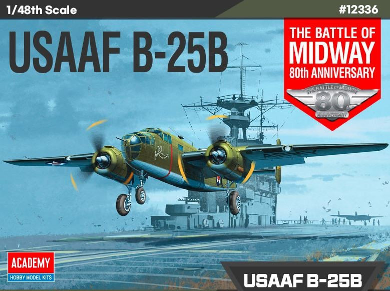 Model plastikowy USAAF B-25B The Battle of Midway 80th Anniversary Academy