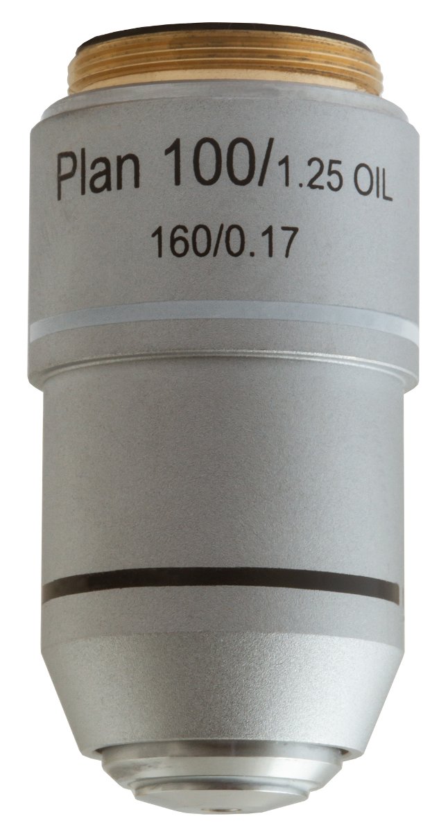 Obiektyw planarno-achromatyczny Levenhuk MED 100x