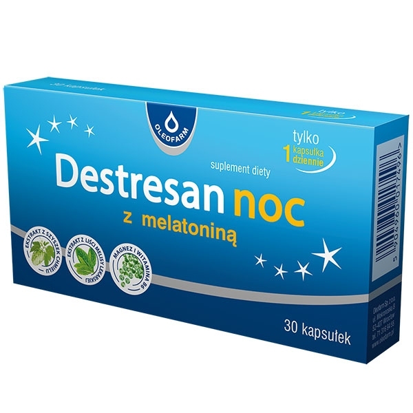 Destresan noc z melatoniną x30 kapsułek