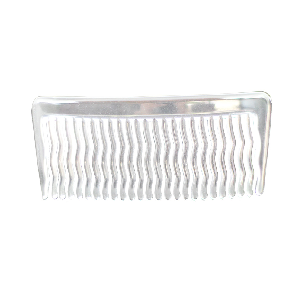 Klasyczny grzebień boczny średni przezroczysty