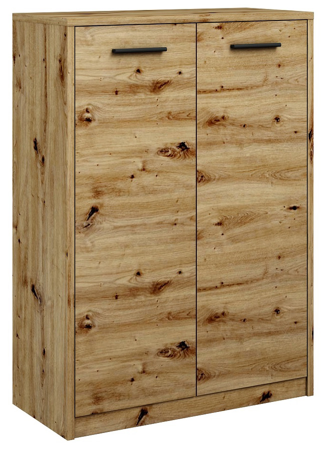 Klasyczna komoda z drzwiczkami dąb artisan E9-N04