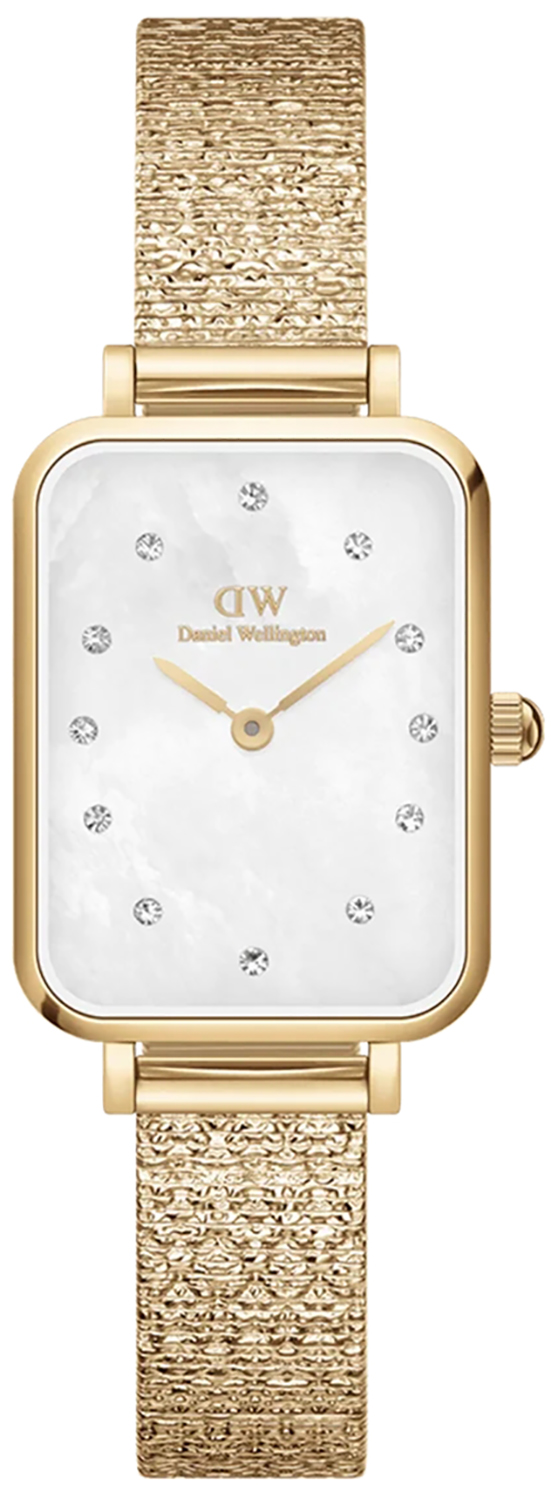Zegarek Daniel Wellington DW00100582 Quadro Lumine Pressed Piano Gold 20mm -