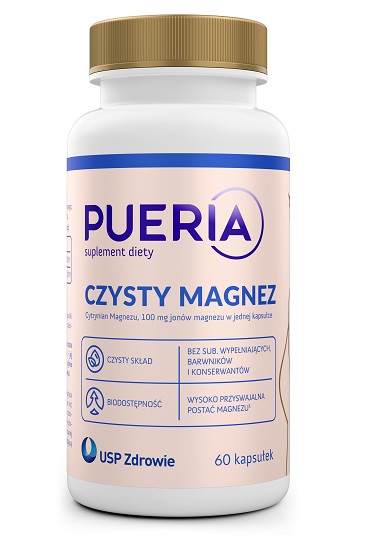 Pueria Czysty Magnez x 60 kaps