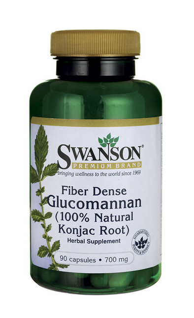 SWANSON Glukomannan 700mg, 90kaps. 21SWAGLUKO
