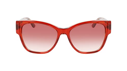 KARL LAGERFELD Damskie okulary przeciwsłoneczne Kl6069s, pomarańczowe/żółte, 52