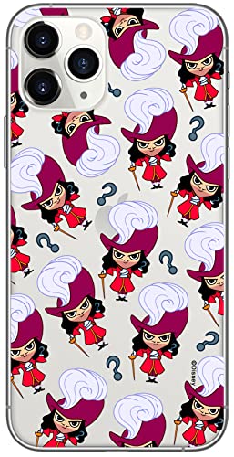 ERT GROUP etui na telefon Apple Iphone 11 PRO, case oryginalny i oficjalnie licencjonowany przez Disney, wzór James Hook 002, optymalnie dopasowane, plecki z TPU częściowo przeźroczyste