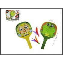 Rakietki plażowe z lotkami 35x4x28cm Hipo