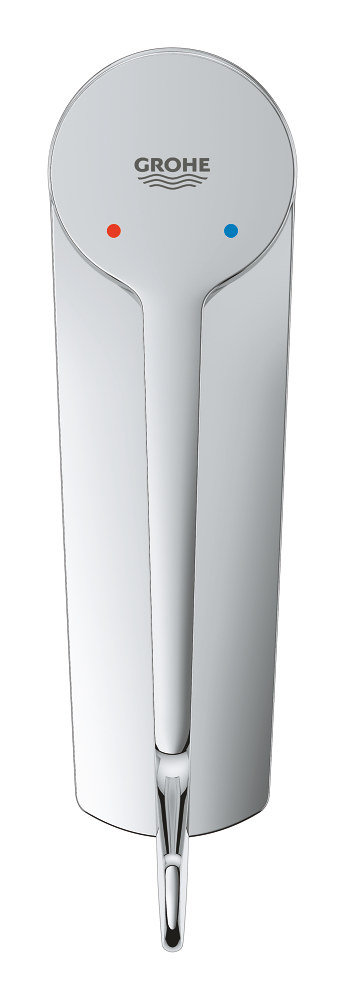 Eurosmart Jednouchwytowa bateria umywalkowa, Rozmiar S, chrom, regulator strumienia laminarnego 9l/min., głowica ceramiczna 35 mm, korek push-open,