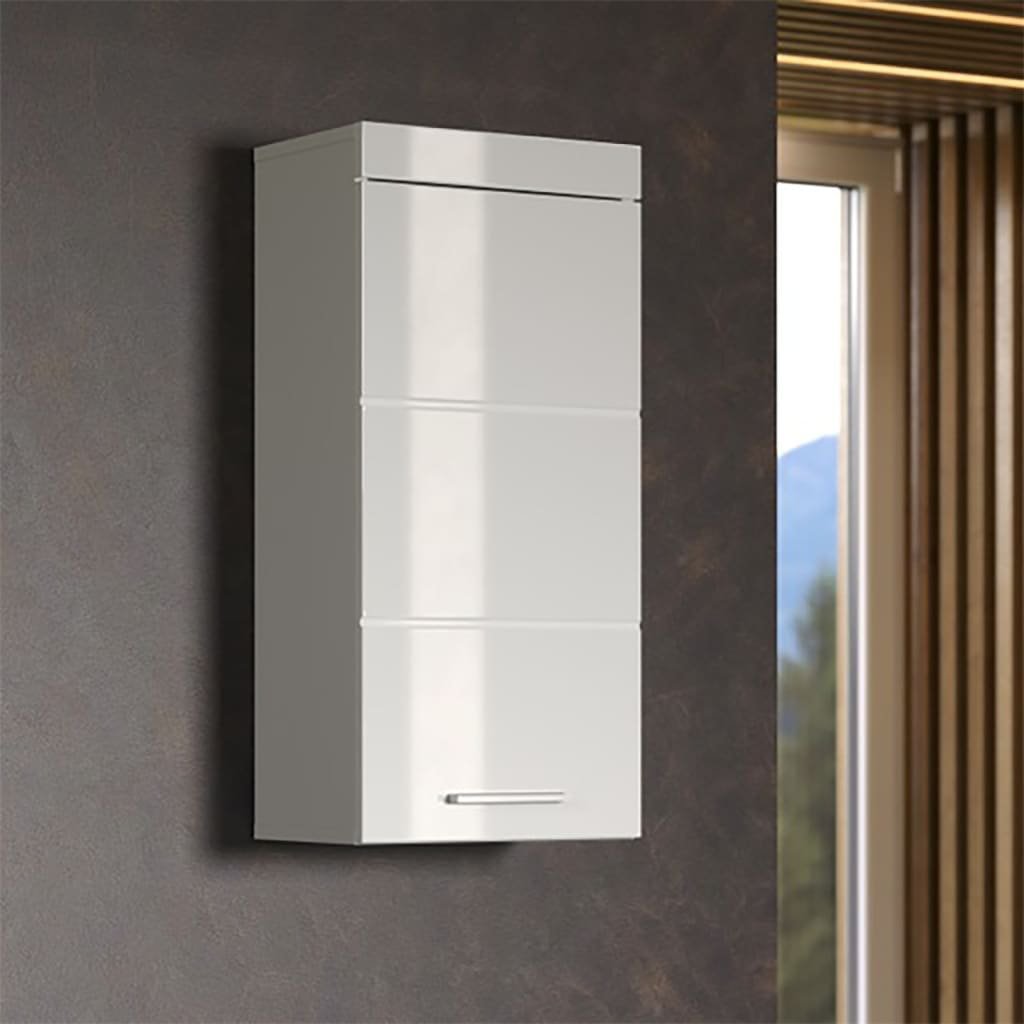 Trendteam ad50101 łazienka szafka wisząca Biały wysoki połysk, szer. x wys. x głęb. 37 x 77 x 23 cm 1393-501-01