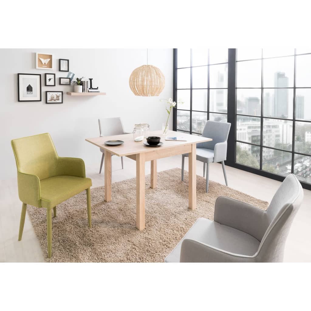 Finori Rozkładany stół do jadalni Coburg 80, dąb sonoma